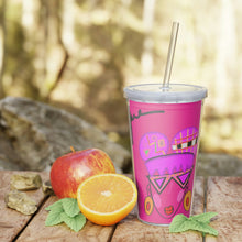 Load image into Gallery viewer, Artsy Gal Tumbler with Straw
