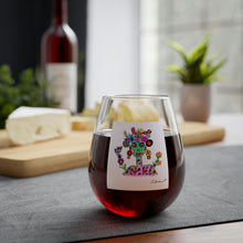 Load image into Gallery viewer, Art is life Wine Glass,
