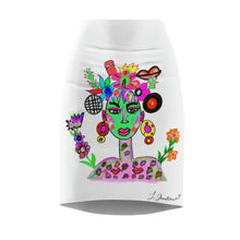 Load image into Gallery viewer, Art is life  Pencil Skirt

