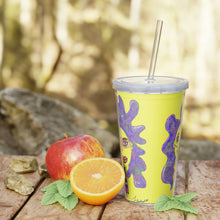 Load image into Gallery viewer, Plastic Tumbler with Straw

