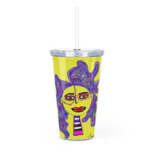 Load image into Gallery viewer, Plastic Tumbler with Straw
