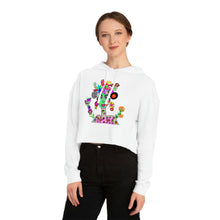Load image into Gallery viewer, Art is life. Cropped Hooded Sweatshirt
